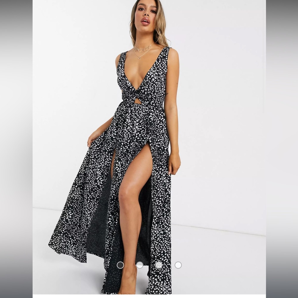 Asos Dress- tie back maxi dress.